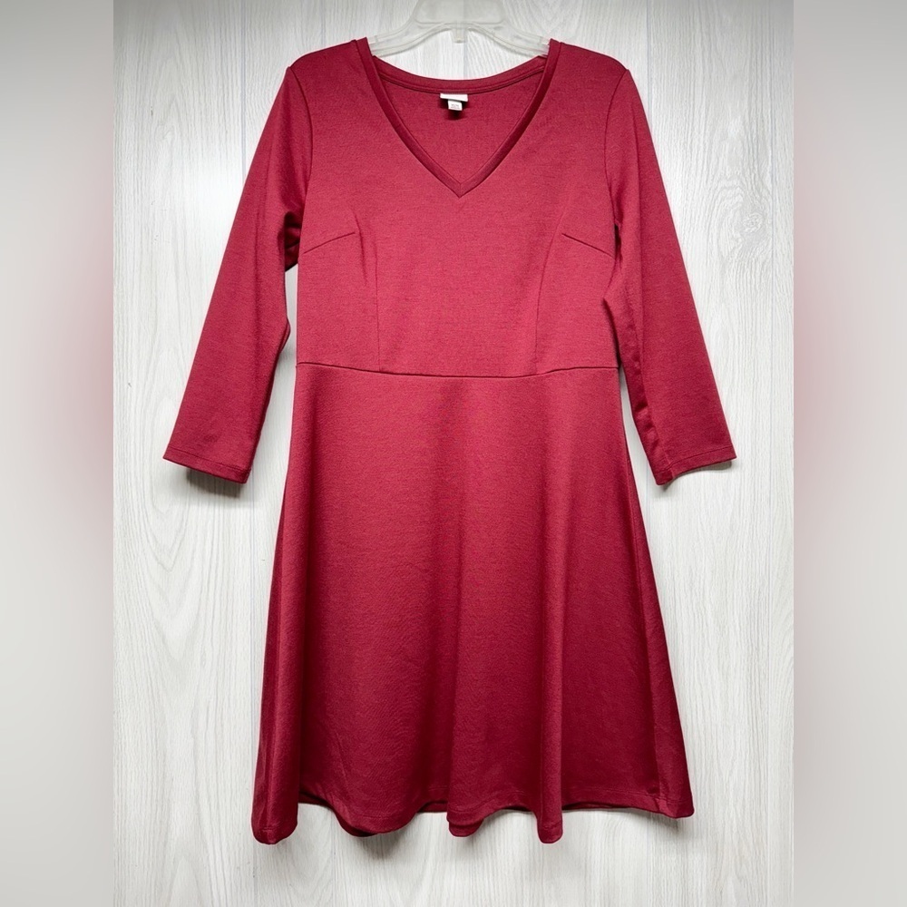 Merona Burgundy Dress